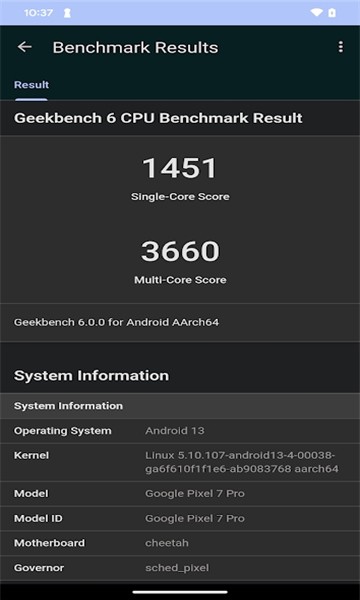 Geekbench 6截图3