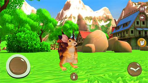 松鼠宠物生活模拟3d