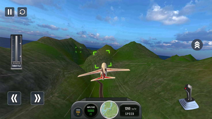 真正的飞机飞行员飞行模拟截图1